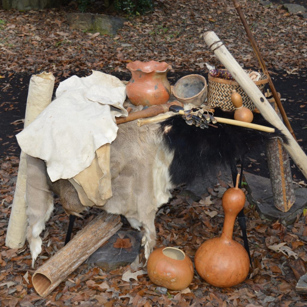photograph of various Catawba Artifacts