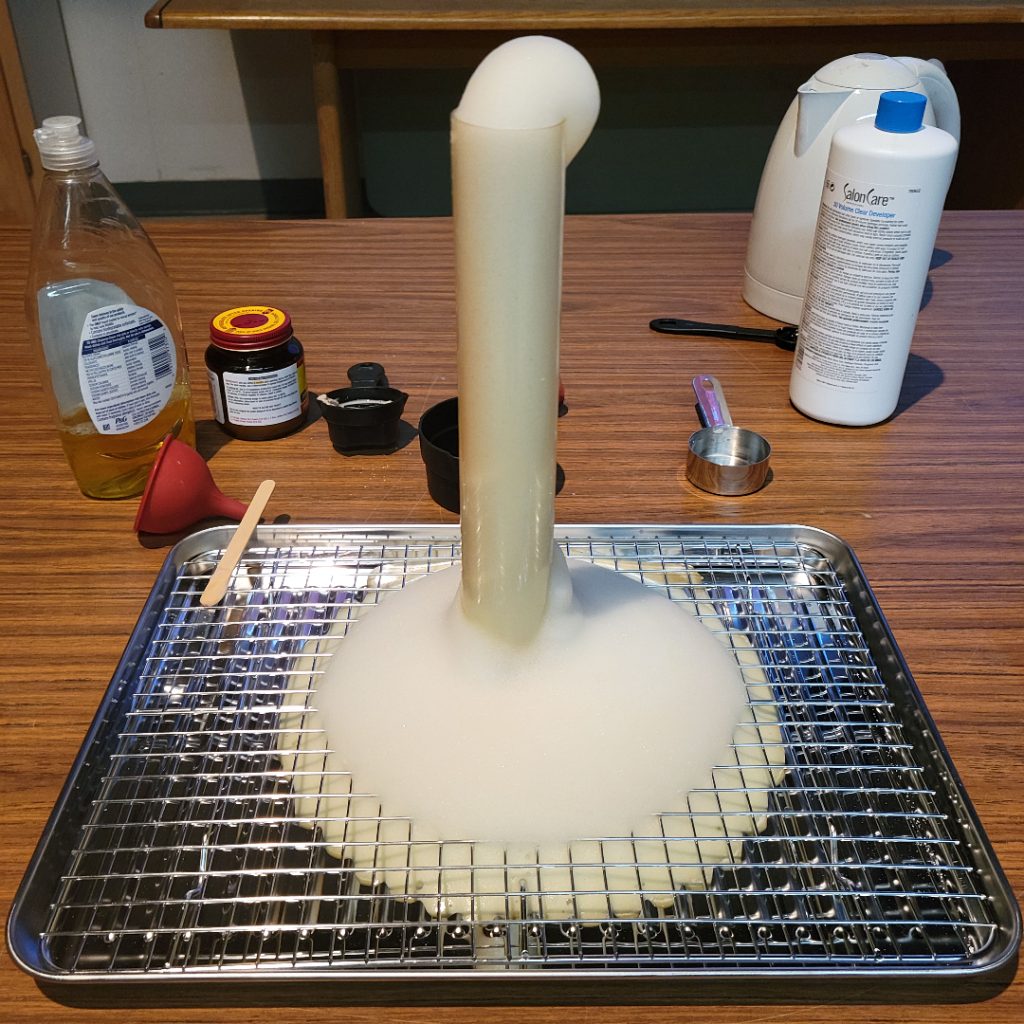 Elephant Toothpaste science experiment