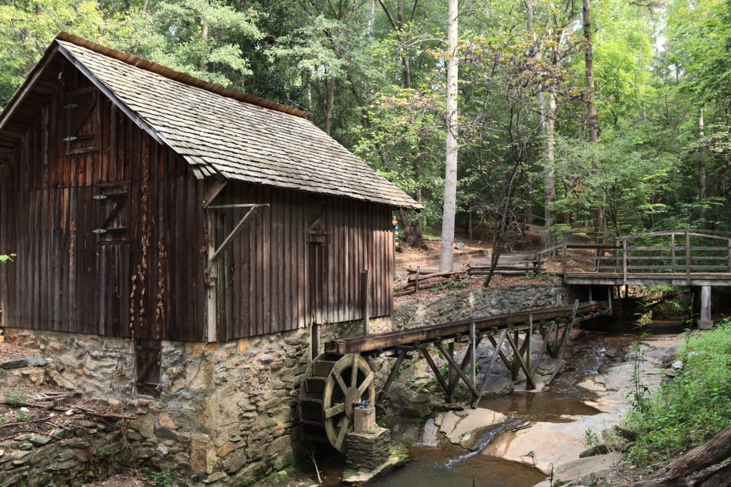 photograph of the Grist mill in the Nature Trail