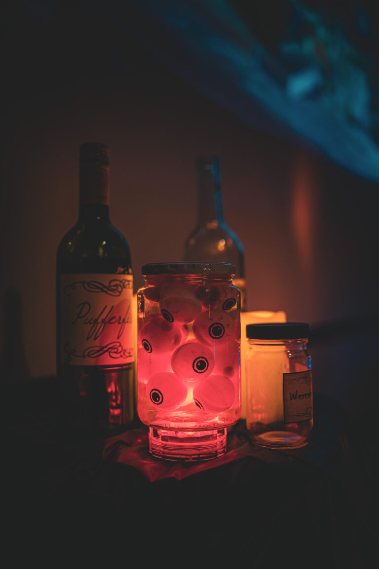A display of potions