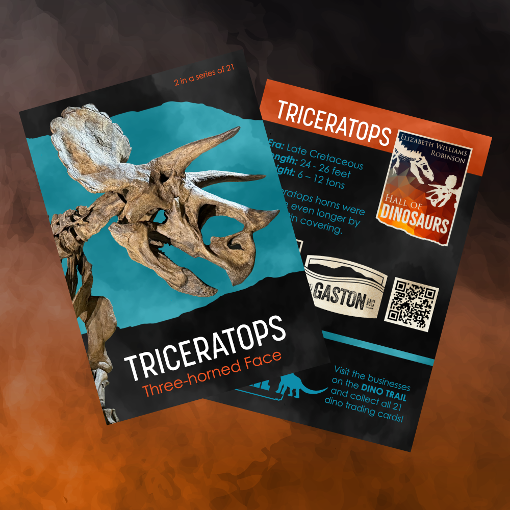 Dinosaur Trading Card Example