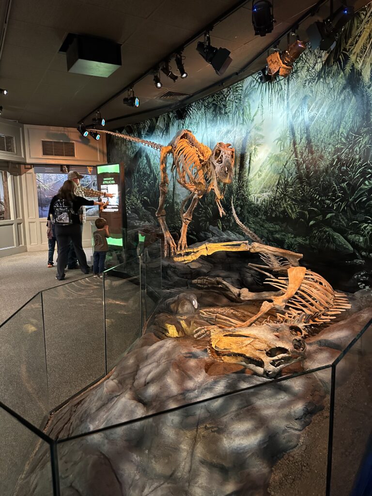 appalachiosaurus and museum guests