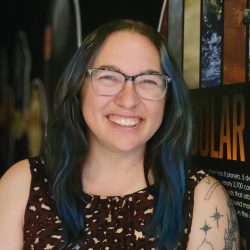 Planetarium presenter Candice Jordan