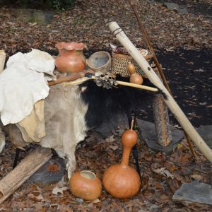 Photograph of various Catawba Artifacts