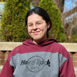 Photograph of museum staff Elena Romero