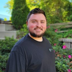 A photograph of Kyle Denton, part of The Schiele's maintenance staff