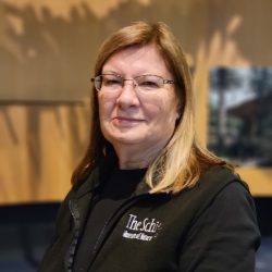 Museum staff, Linda Rhyne